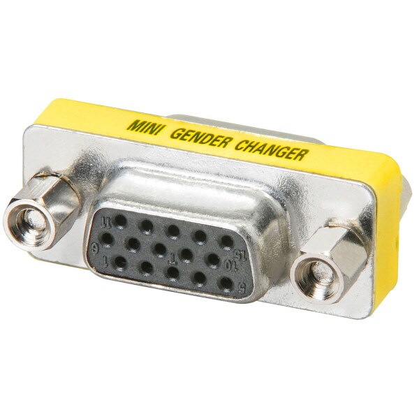 Main product image for VGA Mini Gender Changer HD15 Female to Female 180-278